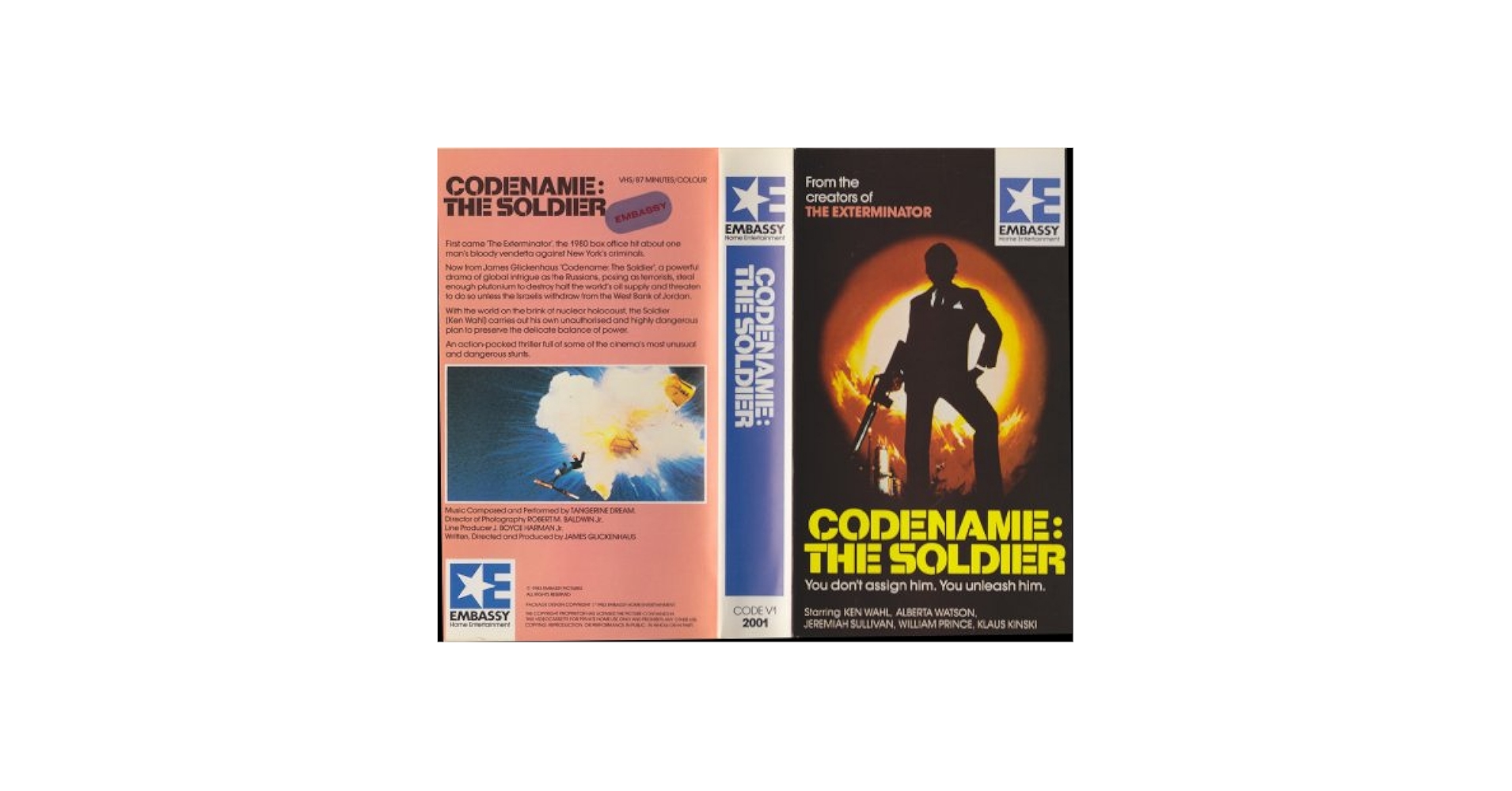 Codename: The Soldier [1982] [VHS] : Amazon.co.uk: DVD & Blu-ray